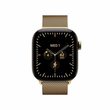 Apple Watch Series 12 42 mm GPS + Cellular Radiant Gold Titanium Case with Radiant Gold Milanese Loop-2