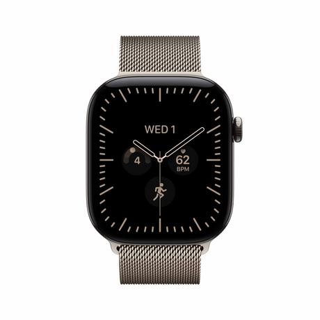 Apple Watch Series 12 GPS + Cellular 46 mm Natural Titanium Case with Natural Milanese Loop - M/L-2