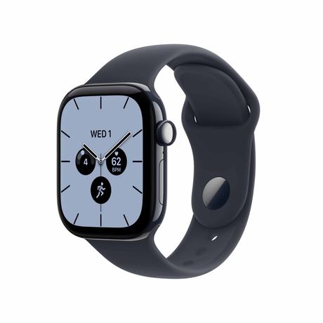 Apple Watch Series 12 42 mm GPS + Cellular Night Blue Ceramic Case with Navy Blue Sport Band - S/M-0