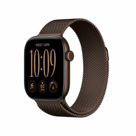 Apple Watch Series 12 42 mm GPS Dark Bronze Aluminium Case with Dark Bronze Milanese Loop-0