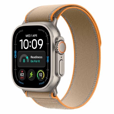 Apple Watch Ultra 4 GPS + Cellular 49 mm Natural Titanium Case Sand Trail Loop - M/L-0