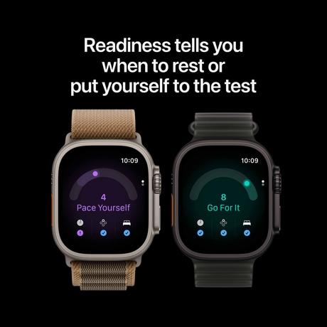 Apple Watch Ultra 4 GPS + Cellular 49 mm Black Titanium Case with Black Titanium Milanese Loop - Large-3