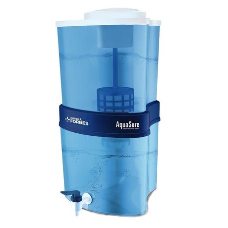 Aquasure Nurture GWPDXTUFAST000, 15 litres, Non-Electrical Water Purifier, 3 Stage Purification, Blue-0