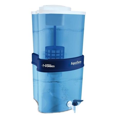 Aquasure Nurture GWPDXTUFAST000, 15 litres, Non-Electrical Water Purifier, 3 Stage Purification, Blue-1