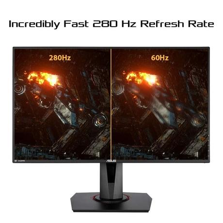 Asus VG279QM 68.58 cm (27 inch) with IPS Panel Technology, 1920 x 1080 Resolution, Built-in speaker, Refresh Rate 280 Hz, Response Time 1 ms, Display Port , Black Monitor-2
