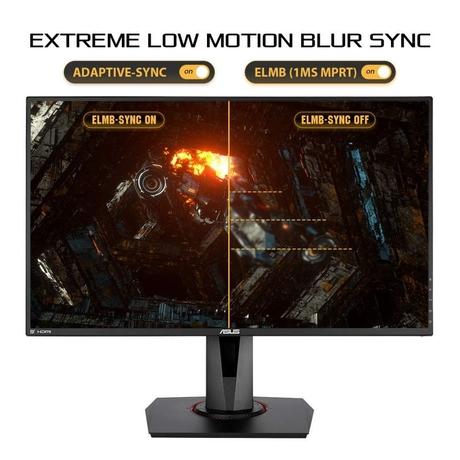 Asus VG279QM 68.58 cm (27 inch) with IPS Panel Technology, 1920 x 1080 Resolution, Built-in speaker, Refresh Rate 280 Hz, Response Time 1 ms, Display Port , Black Monitor-4