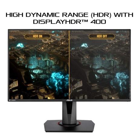Asus VG279QM 68.58 cm (27 inch) with IPS Panel Technology, 1920 x 1080 Resolution, Built-in speaker, Refresh Rate 280 Hz, Response Time 1 ms, Display Port , Black Monitor-5