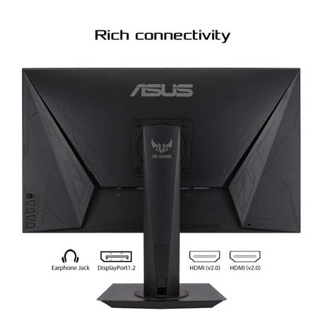 Asus VG279QM 68.58 cm (27 inch) with IPS Panel Technology, 1920 x 1080 Resolution, Built-in speaker, Refresh Rate 280 Hz, Response Time 1 ms, Display Port , Black Monitor-6