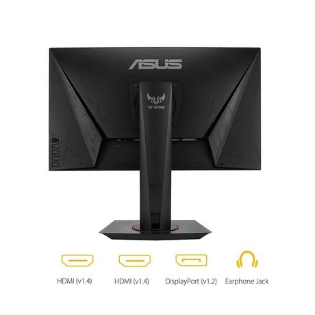Asus VG259QR 62.23 cm (24.5 inch) with IPS Panel Technology, 1920 x 1080 Resolution, Built-in speaker, Refresh Rate 165 Hz, Response Time 1 ms, Black Monitor-6