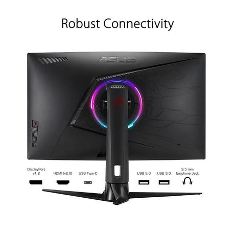 Asus XG32VC 80.01 cm (31.5 inch) with VA Panel Technology, 2560 x 1440 Resolution, Refresh Rate 170Hz, Response Time 1 ms, Black Monitor-5