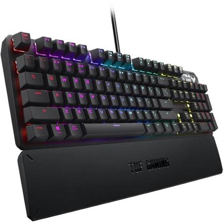 ASUS TUF Gaming K3 RGB mechanical Wired Keyboard with N-key rollover, Eight programmable macro keys, Aura Sync lighting-4
