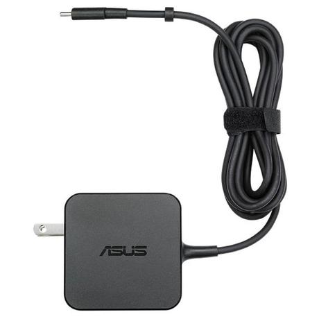 Asus AC65-00 USB Type-C Laptop Adapter with 65 Watt Output Power, Black-0