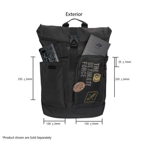 Asus VP4700 Premium Backpack for 43.18 cm (17 inch) TUF Gaming Laptop, Black-1
