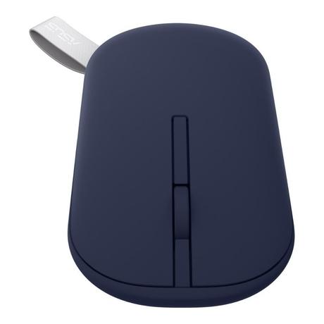 Asus Marshmallow MD100 Wireless Mouse, Quiet Blue, (Solar Blue cover also included)-0
