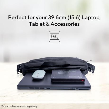 Asus EOS 2 Shoulder Bag, Suitable for 39.62 cm (15.6 inch) Laptop, Black-2