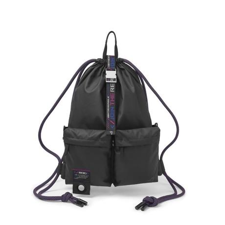 Asus BD3700 Rog Slash Premium Multi-Use Drawstring Bag, Black-1