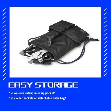 Asus BD3700 Rog Slash Premium Multi-Use Drawstring Bag, Black-5