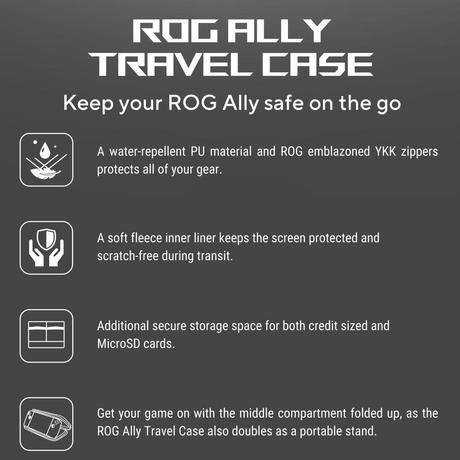 Asus Rog Ally Travel Case, Black-5