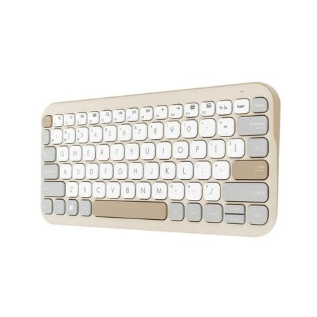 Asus Marshmallow Wireless Keyboard, KW100, Oat Milk-2