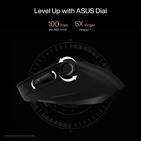 Asus ProArt MD300 Wireless Mouse, Black-2