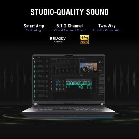 Asus ROG Strix G16 G615LP-S5022WS Gaming Laptop (Intel Core Ultra 9 275HX/32 GB/1 TB SSD/8 GB-NVIDIA GeForce RTX 5070 GPU/Windows 11 Home/Microsoft Office Home 2024/WQXGA), 40.64 cm - 16 inch, Eclipse Gray-11