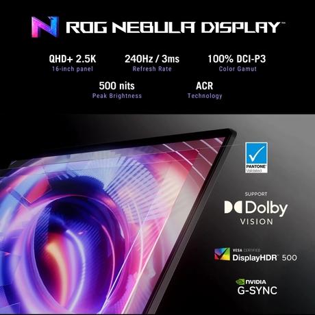 Asus ROG Strix G16 G615LP-S5022WS Gaming Laptop (Intel Core Ultra 9 275HX/32 GB/1 TB SSD/8 GB-NVIDIA GeForce RTX 5070 GPU/Windows 11 Home/Microsoft Office Home 2024/WQXGA), 40.64 cm - 16 inch, Eclipse Gray-4