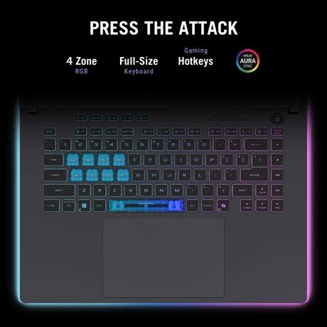 Asus ROG Strix G16 G615LP-S5022WS Gaming Laptop (Intel Core Ultra 9 275HX/32 GB/1 TB SSD/8 GB-NVIDIA GeForce RTX 5070 GPU/Windows 11 Home/Microsoft Office Home 2024/WQXGA), 40.64 cm - 16 inch, Eclipse Gray-8