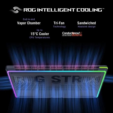 Asus ROG Strix G16 G615LM-S5128WS Gaming Laptop (Intel Core Ultra 9 275HX/16 GB/1 TB SSD/8 GB-NVIDIA GeForce RTX 5060 GPU/Windows 11 Home/Microsoft Office Home 2024/WQXGA), 40.64 cm - 16 inch, Eclipse Gray-4