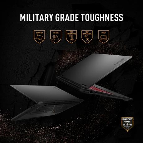 Asus TUF A16 FA608PP-QT014WS Gaming Laptop (AMD Ryzen 9 8940HX/16 GB/1 TB SSD/8 GB-NVIDIA GeForce RTX5070 GFX/Windows 11/Microsoft Office Home 2024/WQXGA), 40.64 cm - 16 inch, Jaeger Gray-10