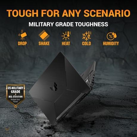 Asus TUF F16 FA607NUG-RL189WS Gaming Laptop (AMD Ryzen 7 7445HS/16 GB/1 TB SSD/6 GB-NVIDIA GeForce/Windows 11 Home/Microsoft Office Home 2024 + Microsoft 365 Basic/WUXGA), 40.64 cm - 16 inch, Matte Gray-6