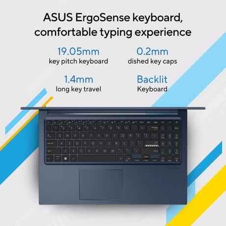 Asus VivoBook 15 X1504VAP-BQ224WS Standard Laptop (Intel Core 5 Processor 120U 1.4 GHz/16 GB/512 GB SSD/Intel Graphics/Windows 11 Home/Microsoft Office Home 2024 + Microsoft 365 Basic/Full HD), 39.62 cm - 15.6 inch, Cool Silver-2