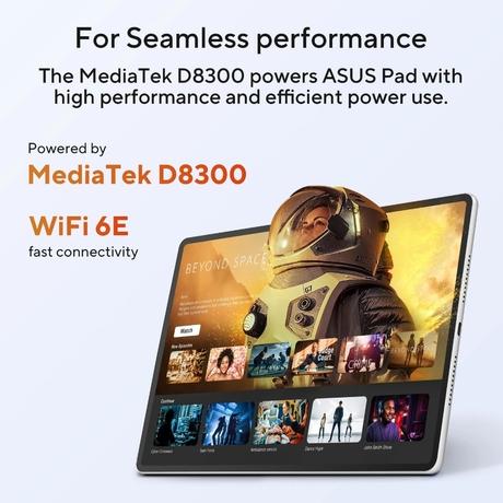 Asus Pad 30.98 cm (12.2 inch) Wi-Fi Tablet, 128 GB, 8 GB RAM, Pure White, T3201M5A-TL004DW-17