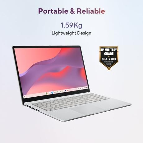 Asus ChromeBook 15 CX1505CTA-S70293 Laptop (Intel Processor N50/8 GB/128 GB SSD/ChromeOS/Full HD), 39.6 cm - 15.6 inch, Pure Grey-3