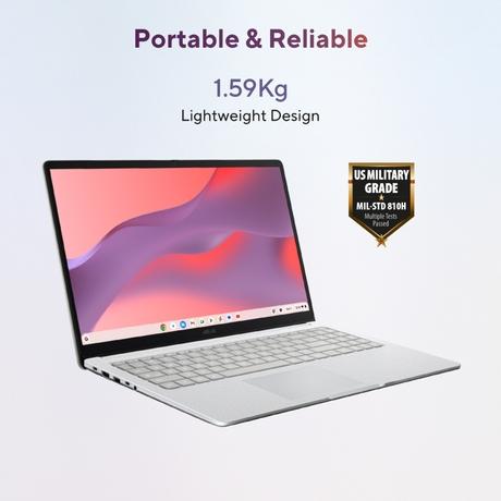 Asus ChromeBook 15 CX1505CTA-S70293 Laptop (Intel Processor N50/8 GB/128 GB SSD/ChromeOS/Full HD), 39.6 cm - 15.6 inch, Pure Grey-3