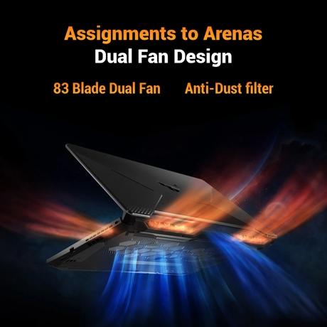 Asus TUF A15 FA506NCG-HN443WS Gaming Laptop (HAWKPOINR76C(HPT2100)/16 GB/512 GB SSD/Rtx3050/Windows 11 Home/MSOffice Home 2024), 39.6 cm - 15.6 inch, Graphite Black-3