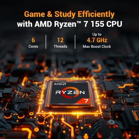 Asus TUF A15 FA506NCG-HN443WS Gaming Laptop (HAWKPOINR76C(HPT2100)/16 GB/512 GB SSD/Rtx3050/Windows 11 Home/MSOffice Home 2024), 39.6 cm - 15.6 inch, Graphite Black-4