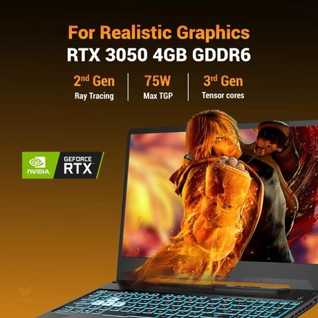 Asus TUF A15 FA506NCG-HN443WS Gaming Laptop (HAWKPOINR76C(HPT2100)/16 GB/512 GB SSD/Rtx3050/Windows 11 Home/MSOffice Home 2024), 39.6 cm - 15.6 inch, Graphite Black-7