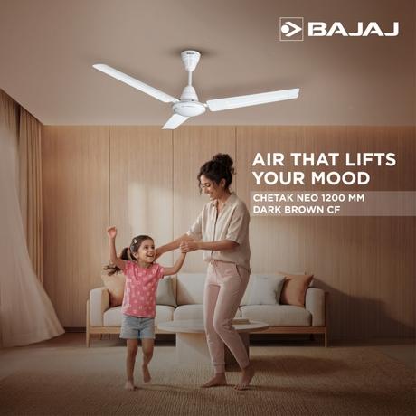 Bajaj Chetak Neo Bianco 120 cm (1200 mm) Ceiling Fan, White-2