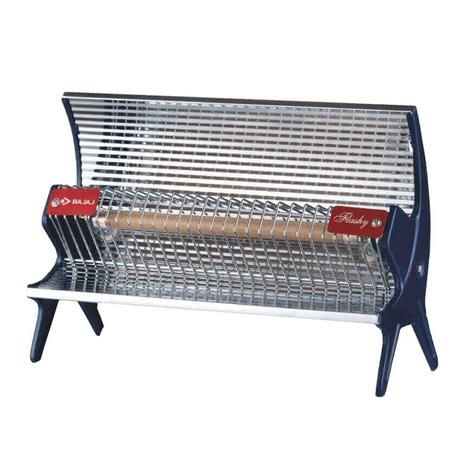 Bajaj Flashy Radiant Room Heater 1000 W, Compact Design, Nickel Chrome Plated Mesh Grid, Stainless Steel Reflector, Neat & Clean Operation-0