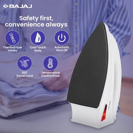 Bajaj Majesty DX 6 1000 Watts Dry Iron-2