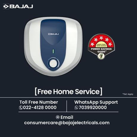 Bajaj Armour Series Pentacle 15 L Storage Water Heater, 5-Star Rated, Glass-Lined Tank, Non-Stick Heating Element, Safe for High-Rise, Child Safety, 4 Years Warranty, White & Blue-4