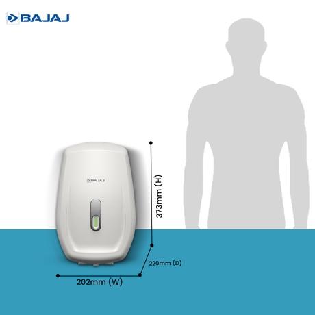 Bajaj Aerono Instant Water Geyser 3 L 3 kW, Shock Resistant & Rust Proof Thermoplastic Body, SS Tank, LED Indicator, Multiple Safety Systems, 4 Years Warranty-4