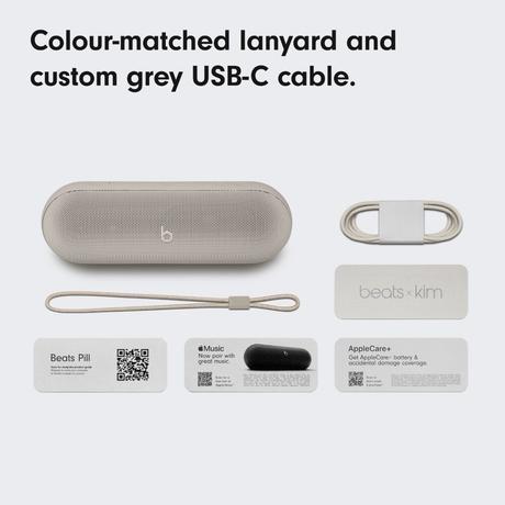 Buy Beats Pill Bluetooth Speaker, Kim Special Edition, Light Grey