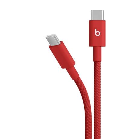 Apple Beats USB-C to USB-C Woven Charging Cable 150 cm (1.5 m), Rapid Red-1