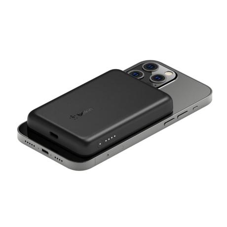 Belkin 2500 mAh Magnetic MagSafe Compatible Wireless Power Bank, BPD002btBK, Black-3