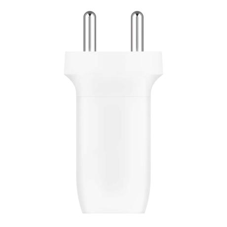 Belkin WCB010ZB2MWH-B7 60 Watts (30 W + 30 W) Dual USB-C PPS Fast Charging Wall Charger/Adapter, White-1