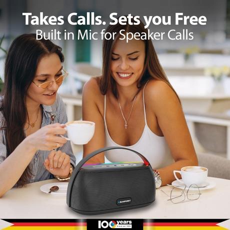 Blaupunkt ATOMIK Grab 20W Bluetooth Party Speaker Boombox-5