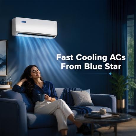 Blue Star 1.5 Ton 5 Star 5 in 1 Convertible Inverter Split AC, IC518ZXU (AI Pro, 4 Way Swing, 100% Copper, 2026 Launch)-1