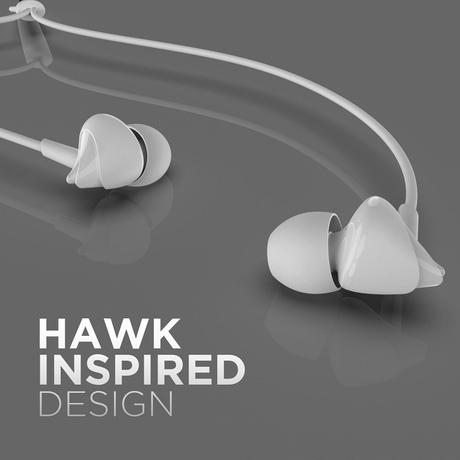 boAt BassHeads 100 In-Ear Wired Earphones With Super Extra Bass, In-line Mic, Hawk Inspired Design and Perfect Length Cable, White-2