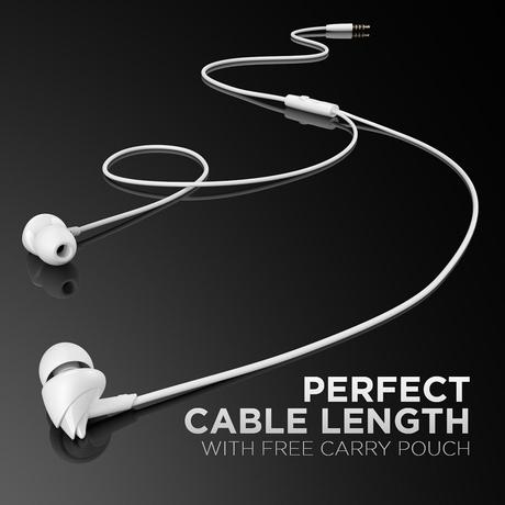 boAt BassHeads 100 In-Ear Wired Earphones With Super Extra Bass, In-line Mic, Hawk Inspired Design and Perfect Length Cable, White-4